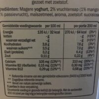 Mango Passionsfrucht Drink , Optimel