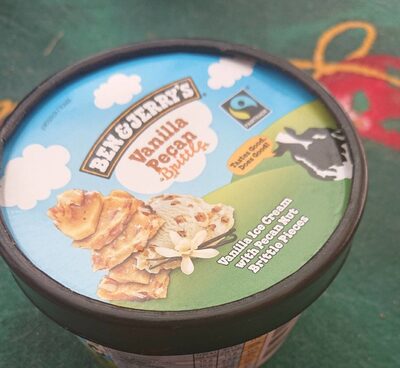 Ben and Jerry Vanilla pecan Brittle Ben and Jerry Vanilla pecan Brittle