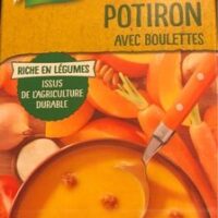 Soup Potagère from Vegetables with boulettes