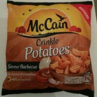 Crinkle Potatoes Flavor Barbecue