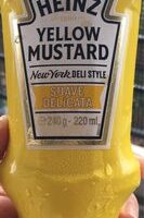 Salsa Yellow Mustard 240 Heinz