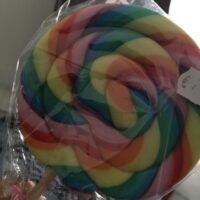 Spiraallolly Regenboog Normaal 8,5CM Spiraallolly Regenboog Normaal 8,5CM