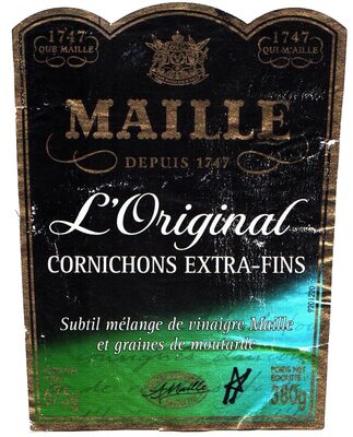 Pickles Extra-Fins L’Original Pickles Extra-Fins L'Original