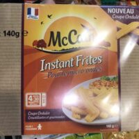 Instant Frites for micro ondes Coupe Ondulée