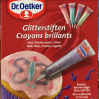 Crayons Brillants (rose, bleu, mauve, argent)