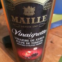 Vinaigrette (Vinegar from xérès pulpe from Tomato)