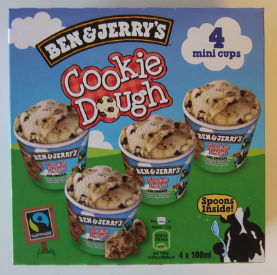 Cookie Dough 4 Mini cups Cookie Dough 4 Mini cups