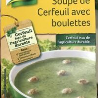 Soup from Cerfeuil with boulettes