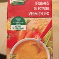 Soup Vegetables du potager Vermicelli