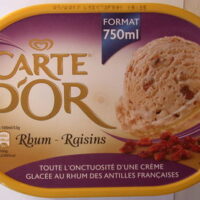 Soup Glacée rhum Carte d’Or Soup Glacée rhum Carte d'Or