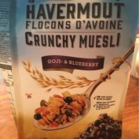 Havermout - Flocons d'Avoine - Crunchy Muesli Goji & Blueberry