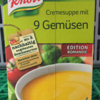 Cremesuppe with 9 Vegetablesn