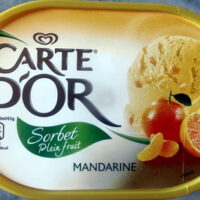 Sorbet plein Fruit, mandarine Sorbet plein Fruit, mandarine