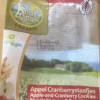 Billy's Organic Spelt Apple and Cranberry Cookies 175 g x 1