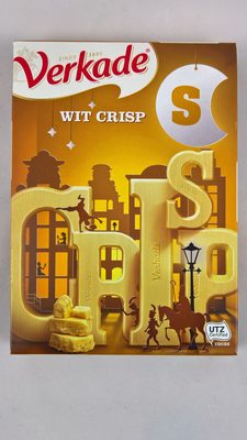 Chocoladeletter S Wit Crisp Chocoladeletter S Wit Crisp