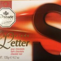 Chocolade Letter S puur chocolade Chocolade Letter S puur chocolade